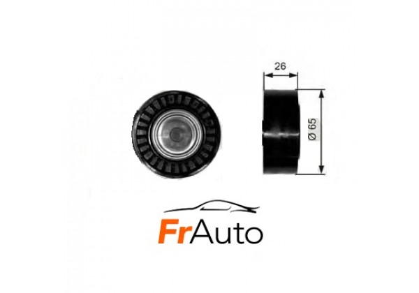 Натяжний ролик, поліклиновий ремінь Renault Megane 2, Clio 2, Clio 3, Scenic 2, Kangoo, Logan, Modus 1.5 dci, 1.4, 1.6, 8200053294